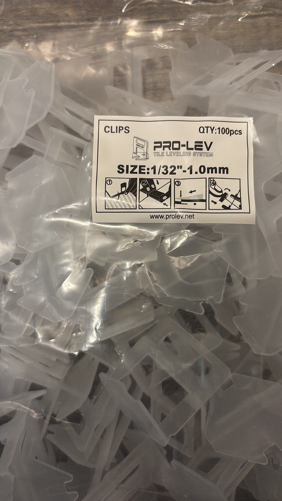 1/32&quot; - 1mm Tile Clips