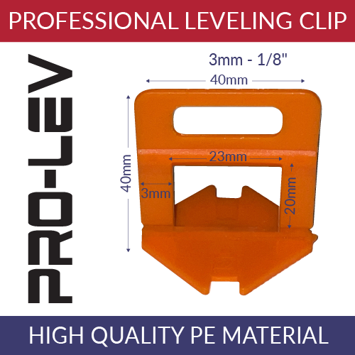 1/16th  - 1.5mm Tile Clips