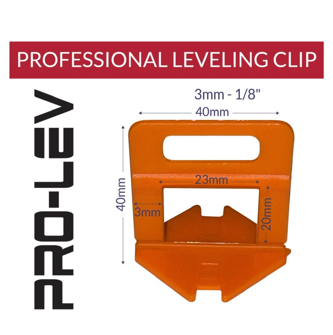 1/16th  - 1.5mm Tile Clips